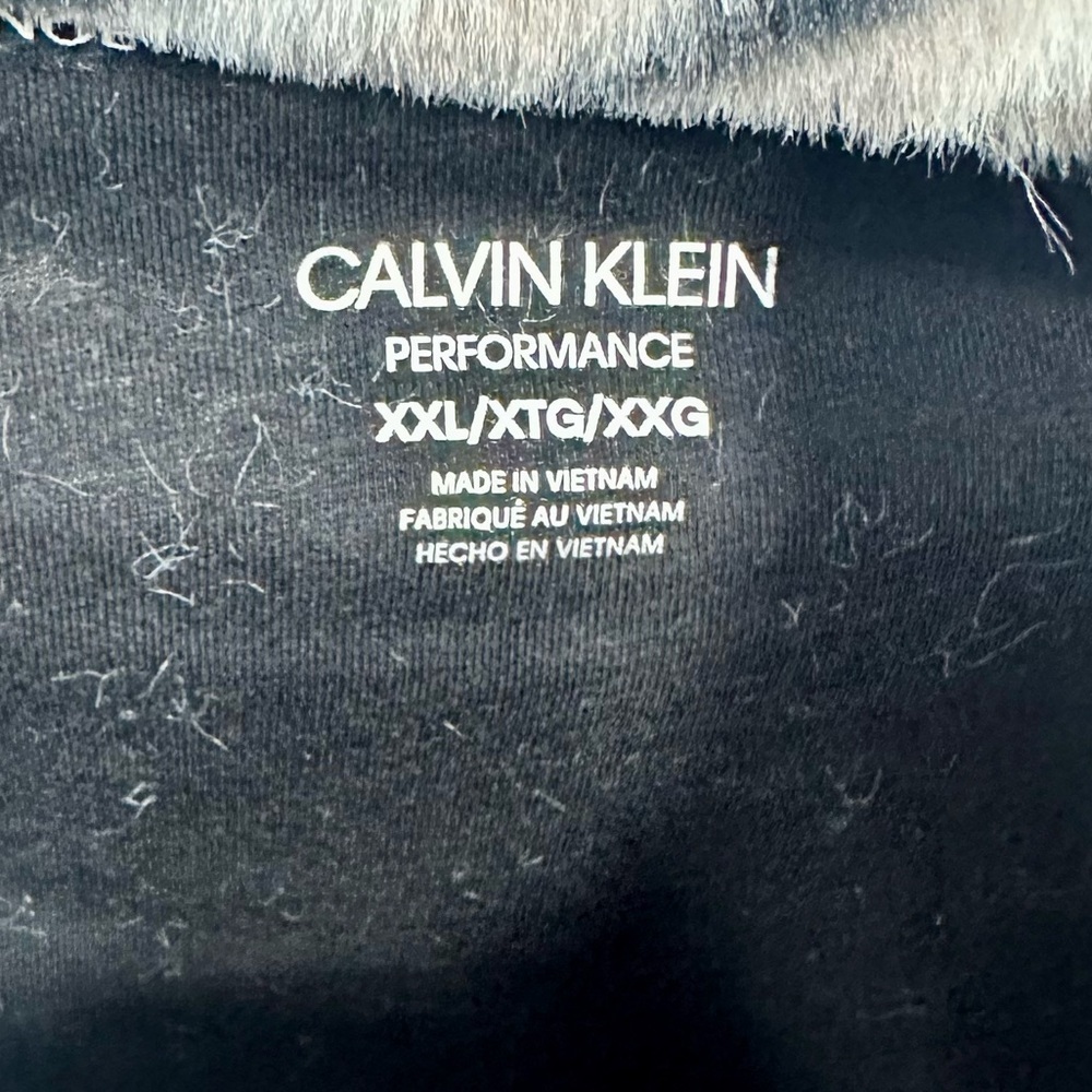 Calvin Klein Performance Zebra Print Faux Fur Swe… - image 5